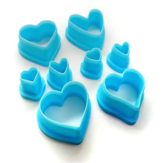 Heart Clay Cutters, 4 Shapes, Choose Mini or Small Size, Adorabilities {3}