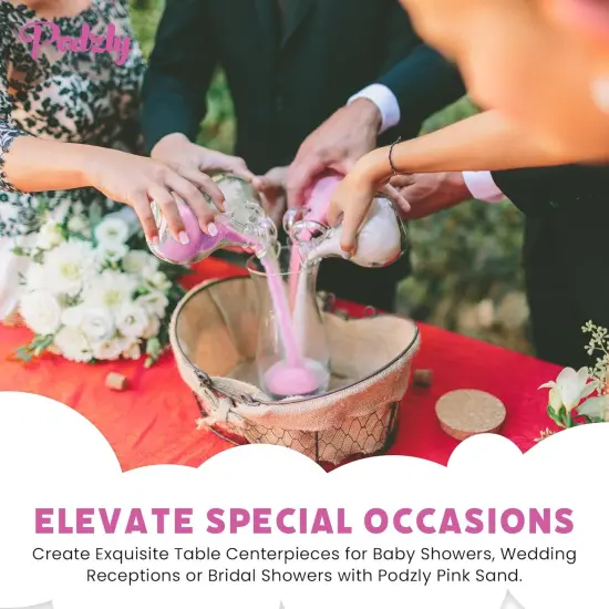 5 lb Decorative Craft Sand - Ideal for Weddings, Therapy, and Creative Projects Pink {5}