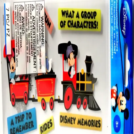 Disney Train Mickey Dimensional Stickers {1}