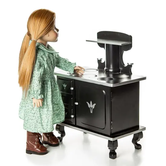 The Queen's Treasures 18 Inch Doll Little House Prairie Wood Cook Stove {2}