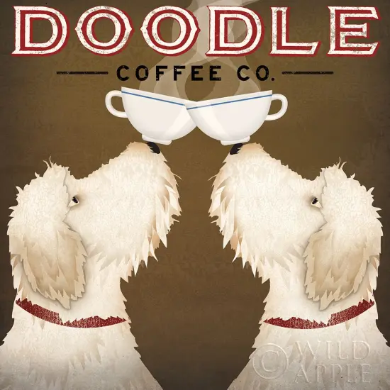 Doodle Coffee Double V Poster Print by Ryan Fowler - Item # VARPDX20916 {1}