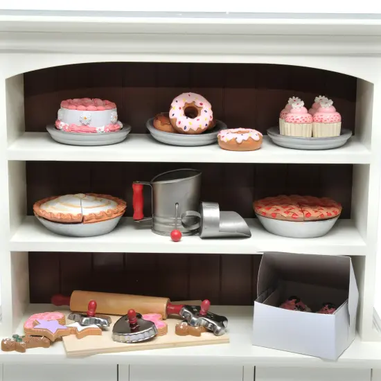 The Queen's Treasures 18 Inch Doll 4 Piece Mini Cupcakes with Bakery Box {7}