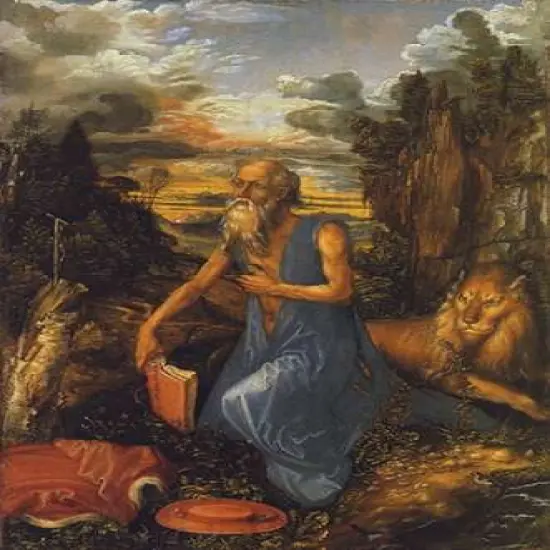 St Jerome In A Landscape Poster Print by Albrecht Durer - Item # VARPDX372831 {1}