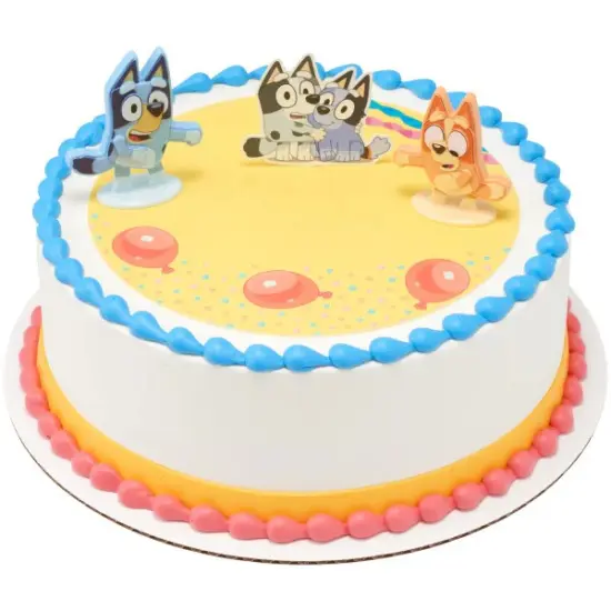 Bluey Dance Mode Set Cake Decorating Kit Topper {3}