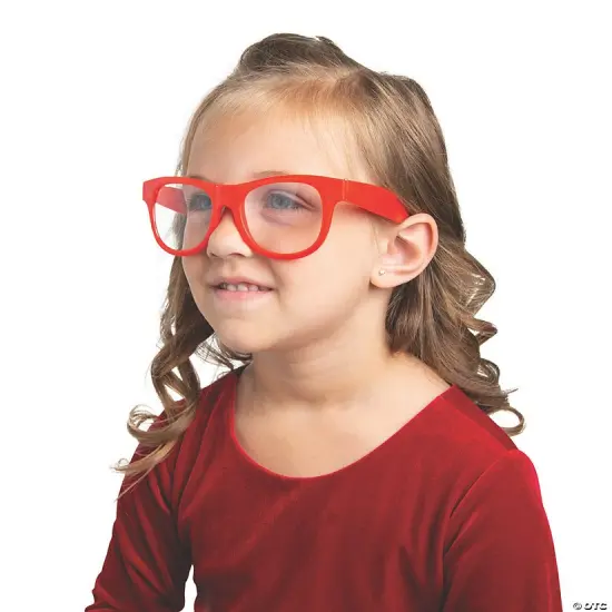 Nerdy Clear Lens Glasses Valentine Exchanges with Card for 12 {2}