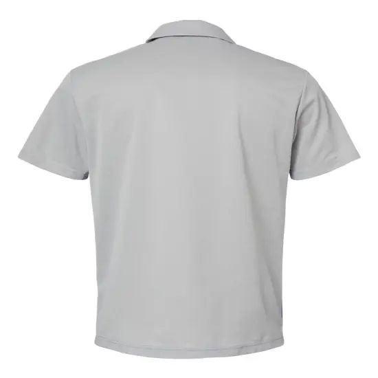 Adidas&reg; Heathered Colorblocked 3-Stripes Polo Color 1 {4}