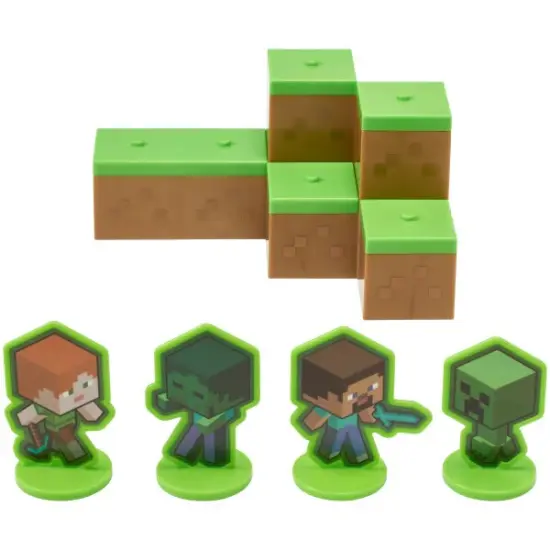 MINECRAFT Mobs Beware! Set Cake Decorating Kit Topper {6}