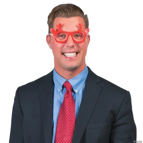 Kids Reindeer Novelty Glasses - 12 Pc. {3}