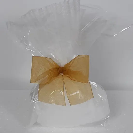 48pc Gold 3.5" Organza Bows With Twist Ties for Wedding, Shower, Party Favors {5}