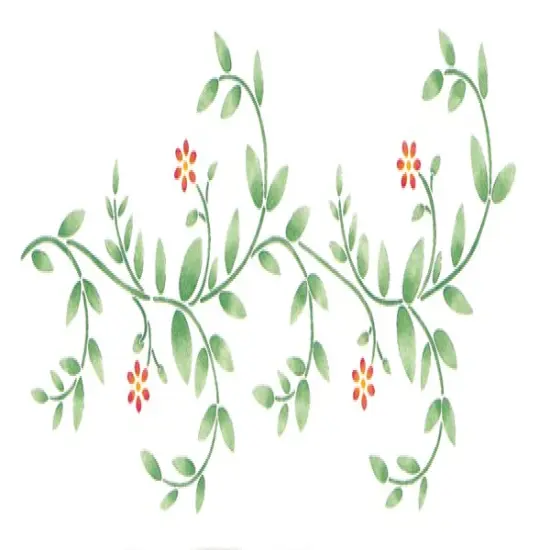 Delta Stencil Magic Decorative Stencils-Delicate Vine Border 8.25"X18" {3}