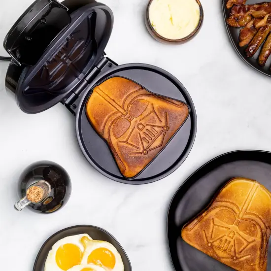 Uncanny Brands Star Wars Darth Vader Chest Plate Waffle Maker {1}
