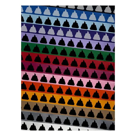 Poop Symbol Emoticon Solid Satin Ribbon for Bows Gift Wrapping DIY Craft Projects - 1" - 3 Yards Hot Pink Ribbon {1}