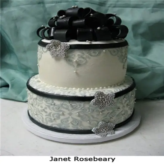 Mexican Tile Cake Stencil Tier #1 | C541 by Designer Stencils | Stencils for Royal Icing, Airbrush, Dusting Powder | {2}