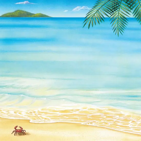 Great Papers! Tropical Stationery Letterhead, 8.5" x 11", Inkjet and Laser Printer Compatible, 80 count {1}