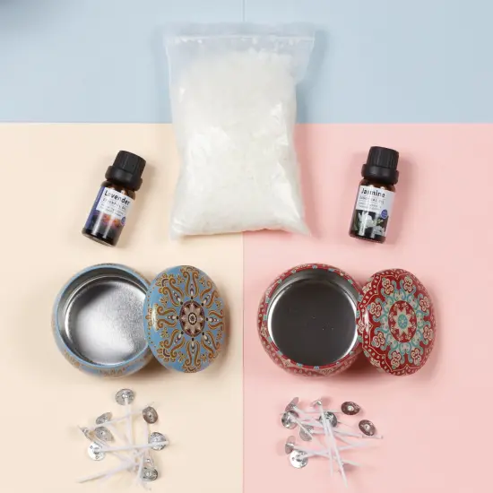 Incraftables Candle Making Kit for Adults. Best Candle Making Supplies Set with Soy Wax, Wicks, Essential Oils, Jars, Pot, Stirring Sticks & More. DIY Candle Making Kit for Beginner & Professional {2}