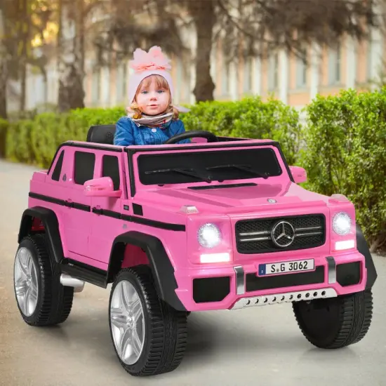 12V Kids Ride On Car with 2.4G Remote Control and USB Interface Black {10}