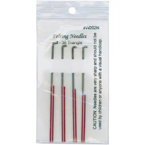 Wistyria Editions Felting Needles 4/Pkg-Size 38 Triangle {1}