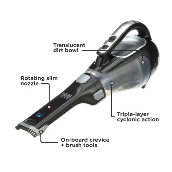 BLACK+DECKER Dustbuster 20V MAX Lithium Handheld Vacuum (BDH2000L) {2}