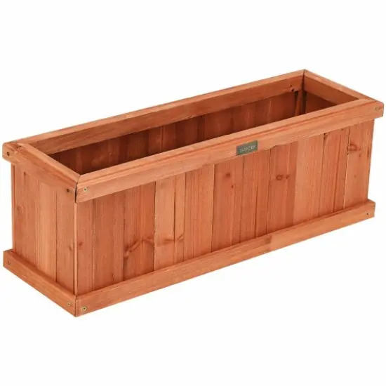 Wooden Decorative Planter Box for Garden Yard and Window {1}