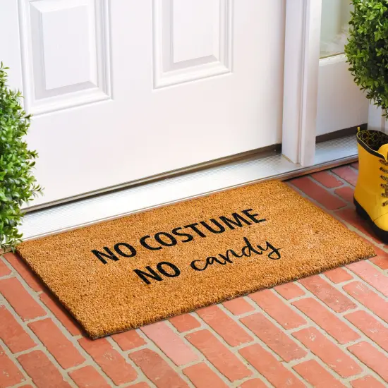 No Costume No Candy Doormat {5}