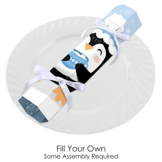 Big Dot of Happiness Winter Penguins - No Snap Holiday and Christmas Party Table Favors - DIY Cracker Boxes - Set of 12 {3}