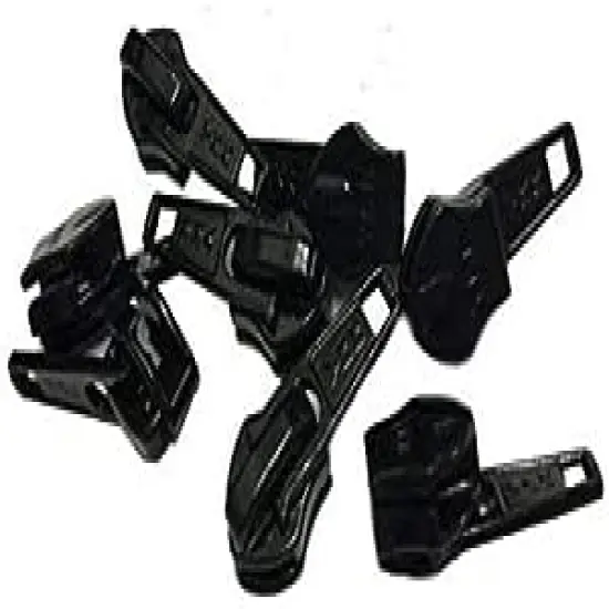 ZipperStop Distributor YKK -Zipper Repair Kit Solution YKK #8 Coil Auto Lock Slider Heavy Weight Color Black Made in USA - 3pcs a Pack {1}