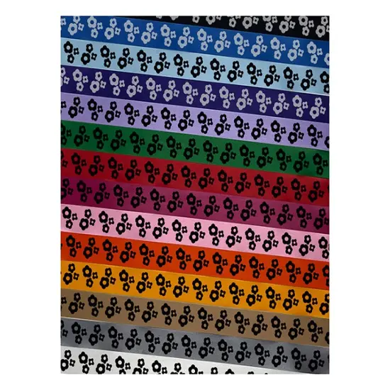 Flower Trio Satin Ribbon for Bows Gift Wrapping DIY Craft Projects - 1" - 3 Yards Hot Pink Ribbon {1}