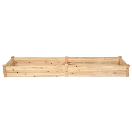Wooden Vegetable Raised Garden Bed for Backyard Patio Balcony {5}