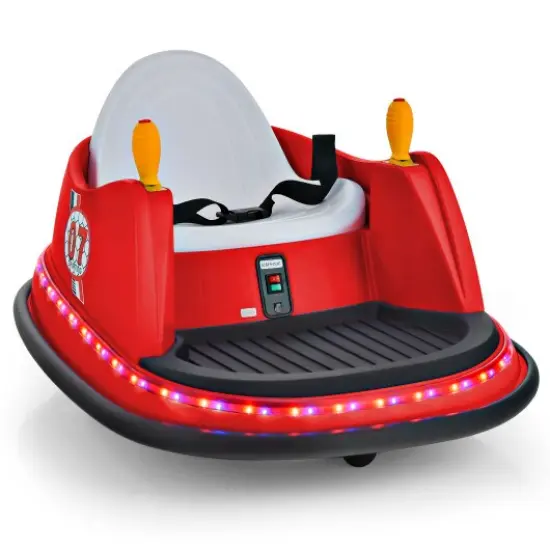 Kids Ride On Bumper Car with Remote Control Ideal Gift for Special Occasions Red {1}