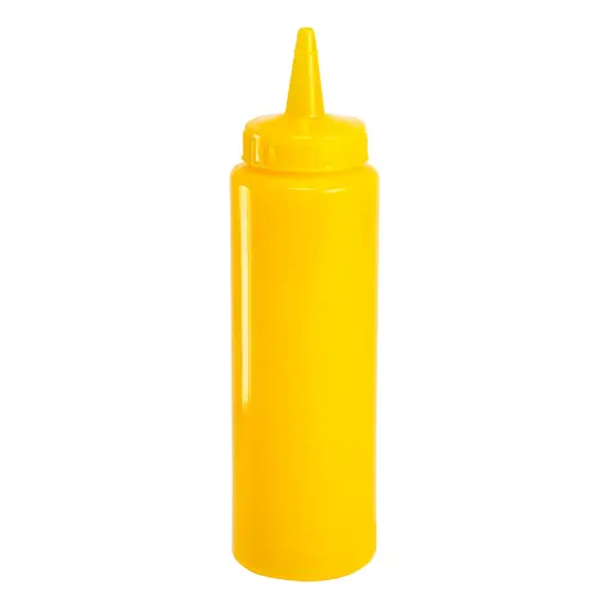 Squeeze Condiment / Sauce Bottle Yellow, 8 Ounce {1}