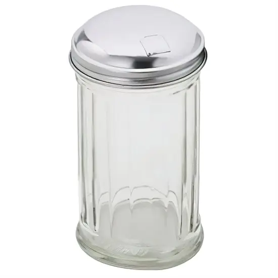 Sugar Pourer with Flap and Chrome Top, 12 Ounce {3}