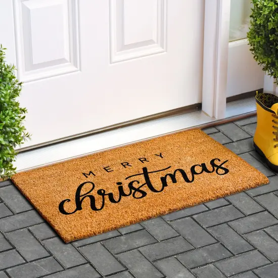 Classic Christmas Doormat {4}