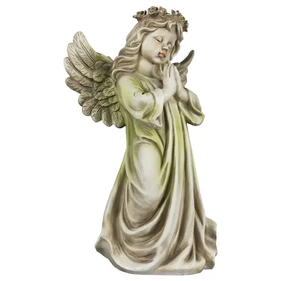 Northlight 27" Praying Angel Standing Outdoor Garden Statue Gray {4}