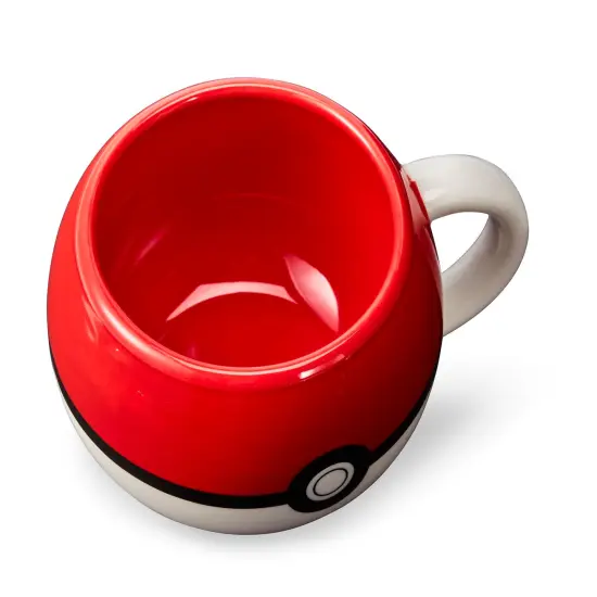 Pokemon Pokeball Molded Ceramic Coffee Mug {5}