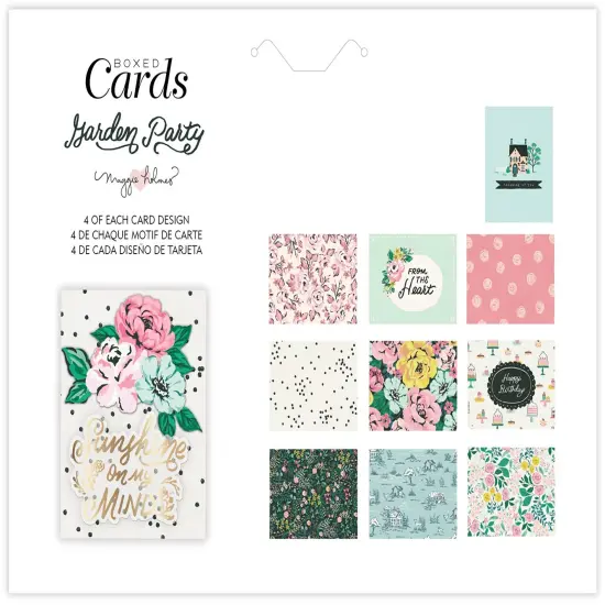 American Crafts A2 Cards W/Envelopes (4.375"X5.75") 40/Box-Maggie Holmes Garden Party {3}