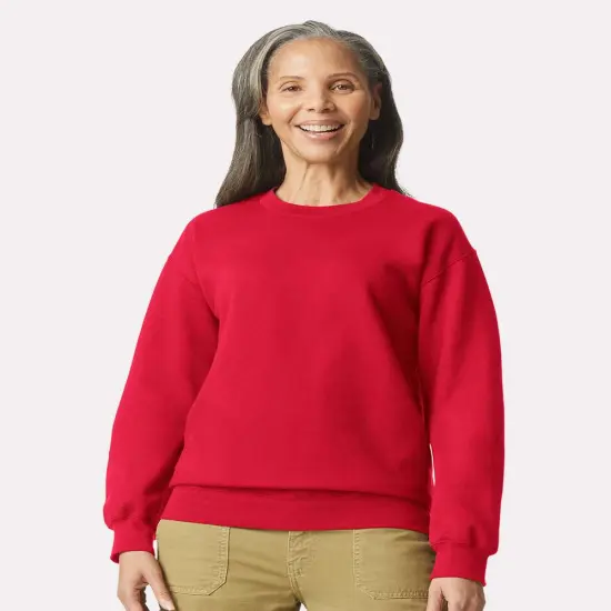 GILDAN&reg; Softstyle Midweight Crewneck Sweatshirt Red {1}