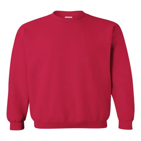 Gildan&reg; Heavy Blend Crewneck Long Sleeve Sweatshirt Cherry red {1}