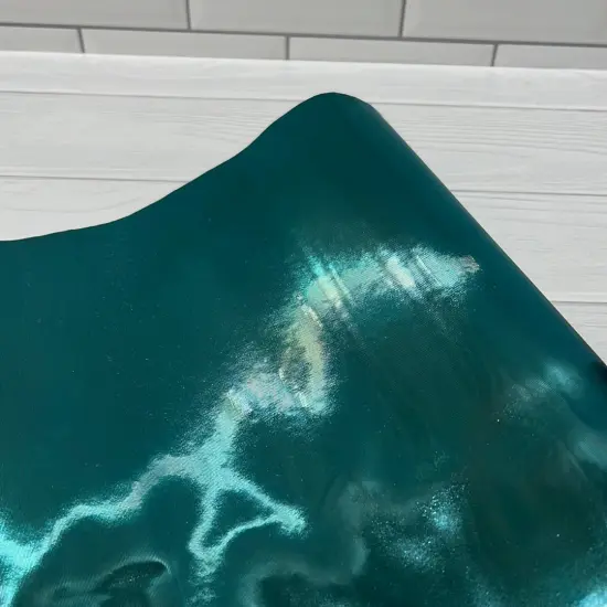 Turquoise Metallic textured Vinyl {2}