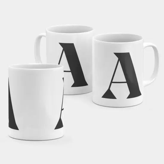 Monogram Letter 11oz Mug X {2}