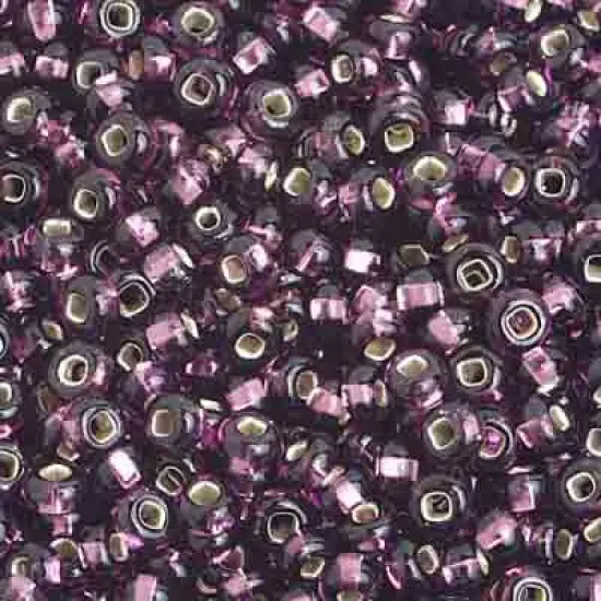 John Bead 8/0 Silver Lined Czech Glass Seed Beads, 500g Purple {1}