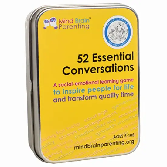 52 Pieces Essential Conversations by Harvard Educator for Home, Therapy, Speech, School Classroom - Conversation Cards for Kids, Family, Teacher & Counselor to Build Growth Mindset & Communication Skills {2}