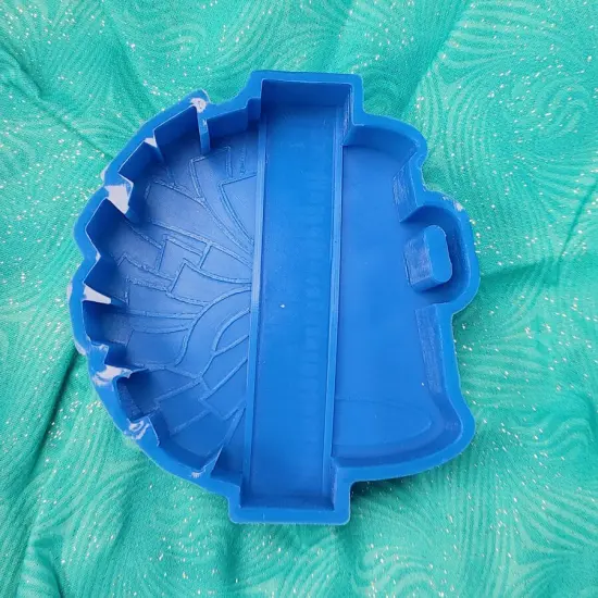 Cheer Megaphone & Pom Poms Silicone Freshie Mold {3}