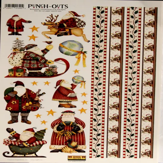 Creative Imaginations Debbie Mumm Santa Punch-outs {1}