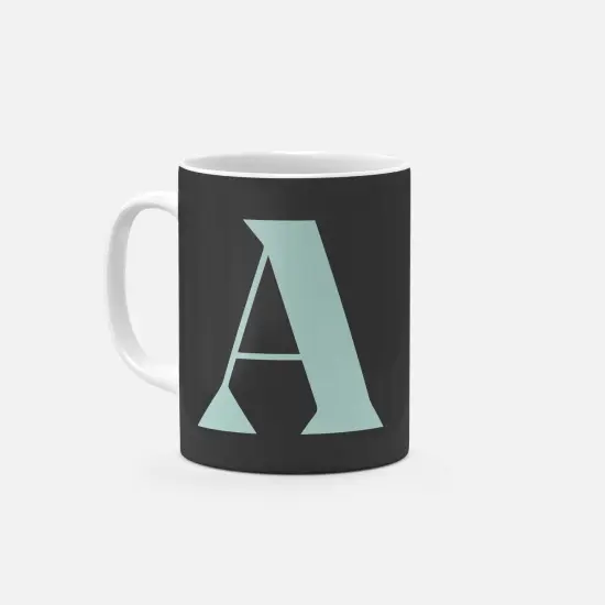Monogram Letter 11oz Mug XI {5}
