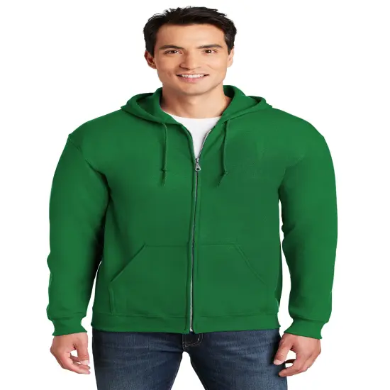 Gildan&reg; Heavy Blend Long Sleeve Full-Zip Hooded Sweatshirt Irish green {1}