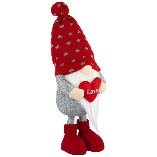 Northlight Plush "Love" Valentine's Day Gnome - 13.5" Red {5}