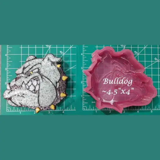 Bulldogs Silicone Freshie Mold {1}