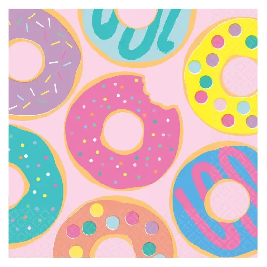 Donut Party Luncheon Napkins, 16pcs {1}