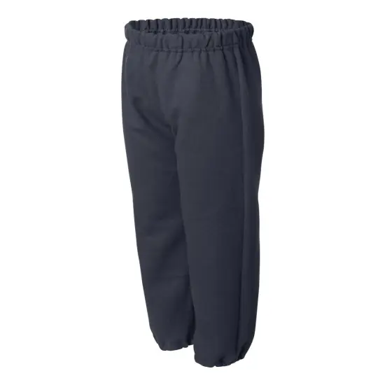 Gildan&reg; Youth Comfortable Sweatpants Heavy Blend Pants Navy {5}