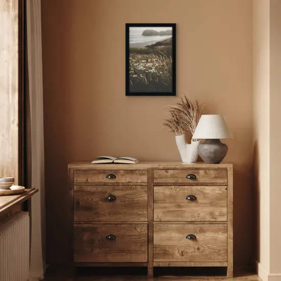 Americanflat 12x18 Picture Frame - Composite Wood Picture Frame for Wall Display - Plexiglass Cover - Hanging Hardware for Horizontal and Verticle Display - Black {5}